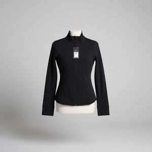 Fabletics Perfect Storm Train Jacket Black Full Zip Athletic Track Jacket M NWT